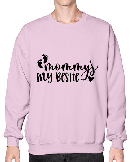 Mommys My Bestie Style 411# - baby- Sweatshirt - Crew