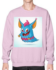 Monster 179# - cartoon animals- Sweatshirt - Crew