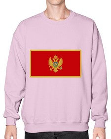 Montenegro 1344# - world flags- Sweatshirt - Crew