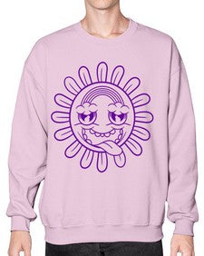Moody sunflower 184# - cartoon general- Sweatshirt - Crew