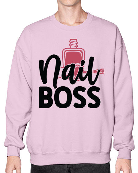 Nail Boss 1122# - nail tech- Sweatshirt - Crew
