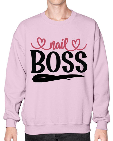 Nail Boss 1123# - nail tech- Sweatshirt - Crew