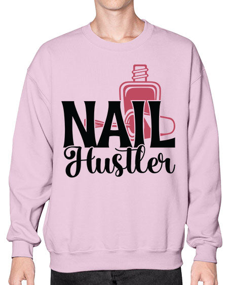 Nail Hustler 1124# - nail tech- Sweatshirt - Crew
