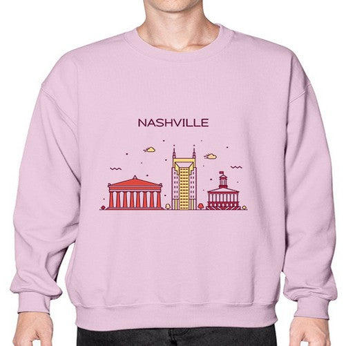 Nashville 1417# - cities- Sweatshirt - Crew