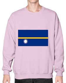 Nauru 1419# - world flags- Sweatshirt - Crew