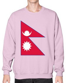 Nepal 1430# - world flags- Sweatshirt - Crew