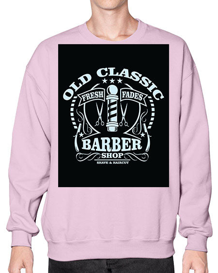 Old Classic Barber1284# - barber- Sweatshirt - Crew