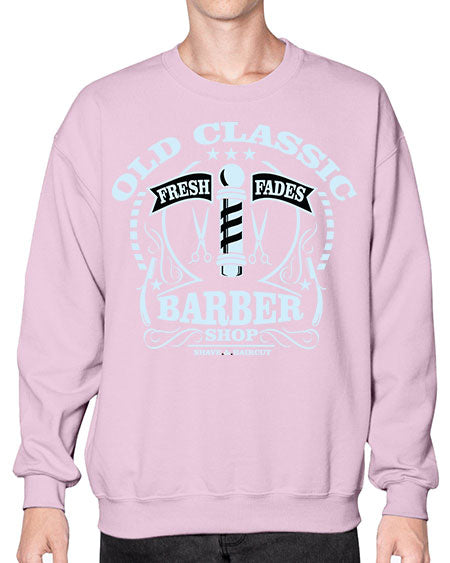 Old Classic Barber1285# - barber- Sweatshirt - Crew