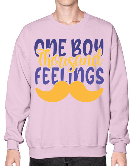 One Boy Thousand Feelings Style 173# - baby- Sweatshirt - Crew