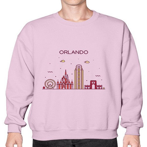 OrlandoFL 1544# - cities- Sweatshirt - Crew