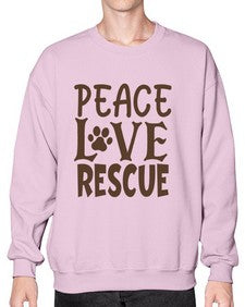 Peace Love Rescue Style 23# - cats- Sweatshirt - Crew