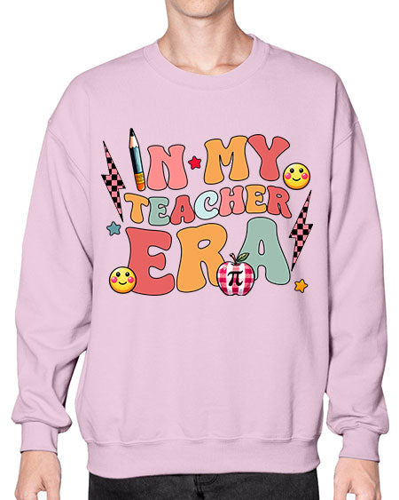 Personalized Teacher Era Sublimation 17# - pi- Sweatshirt - Crew