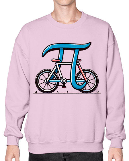 Pi Bicycle Sublimation Design 33# - pi- Sweatshirt - Crew