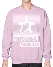 Professional Volunteer Style 36# - volunteer- Sweatshirt - Crew