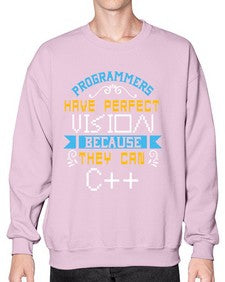 Programmers have perfect vision 18# - computer- Sweatshirt - Crew