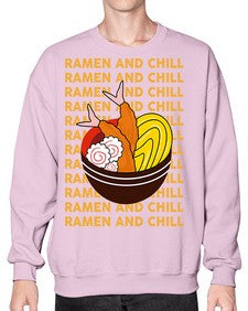 Ramen and Chill 1493# - Ramen- Sweatshirt - Crew