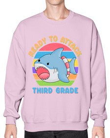 Ready to Attack third Grade 715# - third grade- Sweatshirt - Crew