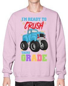 Ready to Crush third Grade 722# - third grade- Sweatshirt - Crew