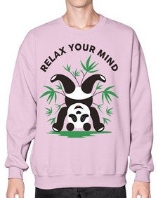 Relax Your Mind 496# - yoga- Sweatshirt - Crew