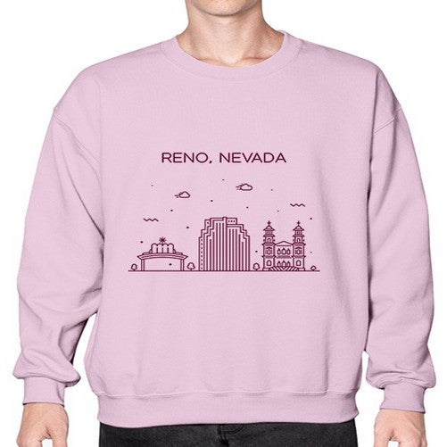 Reno 1712# - cities- Sweatshirt - Crew