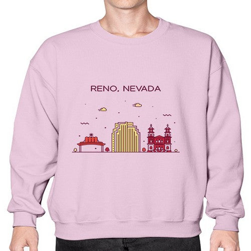 Reno 1714# - cities- Sweatshirt - Crew