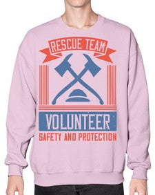 Rescue Team Volunteer Safety And Protection Style 33# - volunteer- Sweatshirt - Crew