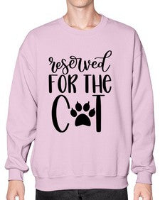 Reserved For The Cat Style 104# - cats- Sweatshirt - Crew