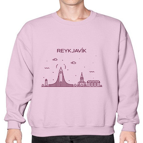 Reykjavik 1716# - cities- Sweatshirt - Crew