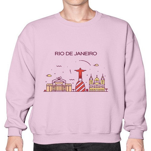 RioDeJaneiro 1737# - cities- Sweatshirt - Crew