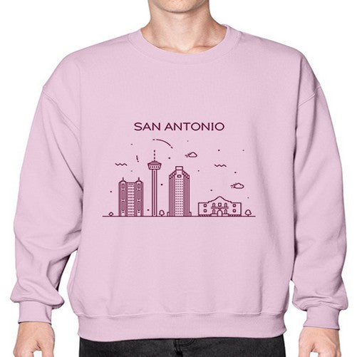SanAntonio 1782# - cities- Sweatshirt - Crew