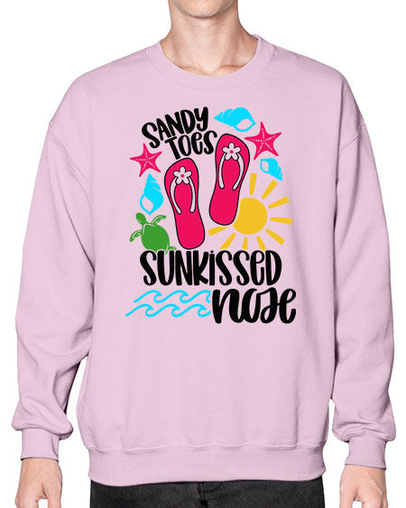 Sandy Toes Sunkissed Nose Style 27# - summer- Sweatshirt - Crew