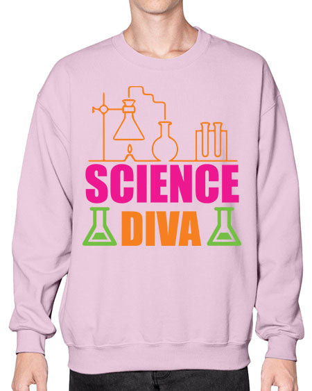Science Diva 127# - general science- Sweatshirt - Crew