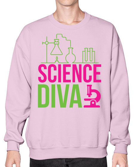 Science Diva 128# - general science- Sweatshirt - Crew