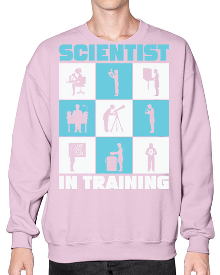 ScientistInTrainingScienceScientistSkinite Scientist Skinite 40# - general science- Sweatshirt - Crew