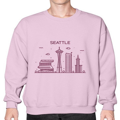 Seattle 1807# - cities- Sweatshirt - Crew