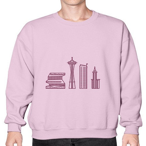 Seattle 1808# - cities- Sweatshirt - Crew