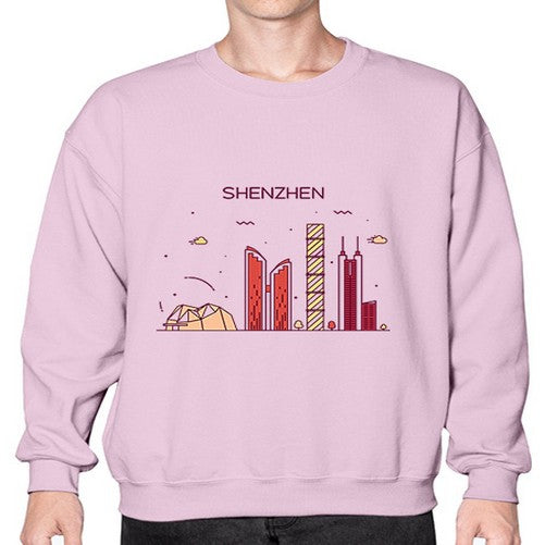 Shenzhen 1834# - cities- Sweatshirt - Crew