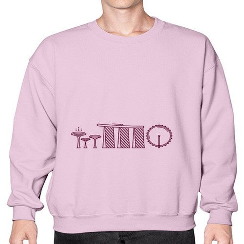 Singapoure 1847# - cities- Sweatshirt - Crew