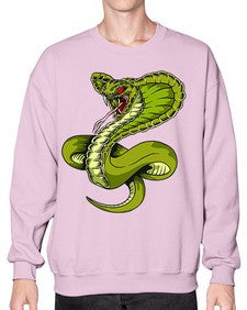 Snake 208# - cartoon animals- Sweatshirt - Crew