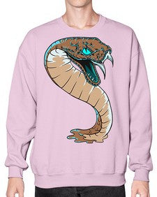 Snake 209# - cartoon animals- Sweatshirt - Crew