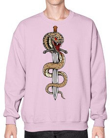 Snake 211# - cartoon animals- Sweatshirt - Crew