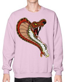 Snake 213# - cartoon animals- Sweatshirt - Crew