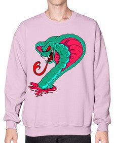 Snake 215# - cartoon animals- Sweatshirt - Crew