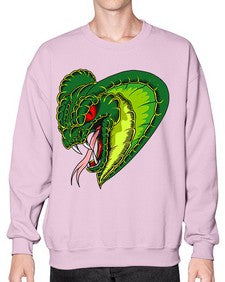 Snake 220# - cartoon animals- Sweatshirt - Crew