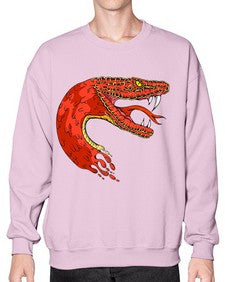 Snake 223# - cartoon animals- Sweatshirt - Crew