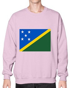 Solomon Islands 1855# - world flags- Sweatshirt - Crew