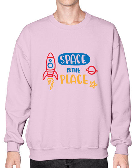 Spaceistheplace 11# - space- Sweatshirt - Crew