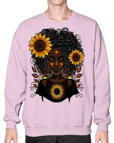 Sparkling Black Girl Design 13# - black girls or women- Sweatshirt - Crew