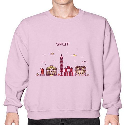 Split 1877# - cities- Sweatshirt - Crew