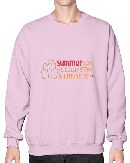 Summer is calling and I must go 13# - summer- Sweatshirt - Crew